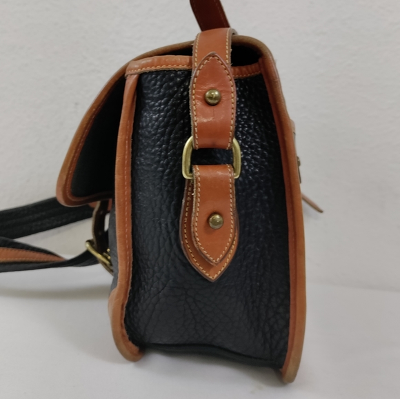Dooney &  Bourke Vintage Black AWL Surrey Crossbody Bag - Picture 5 of 13
